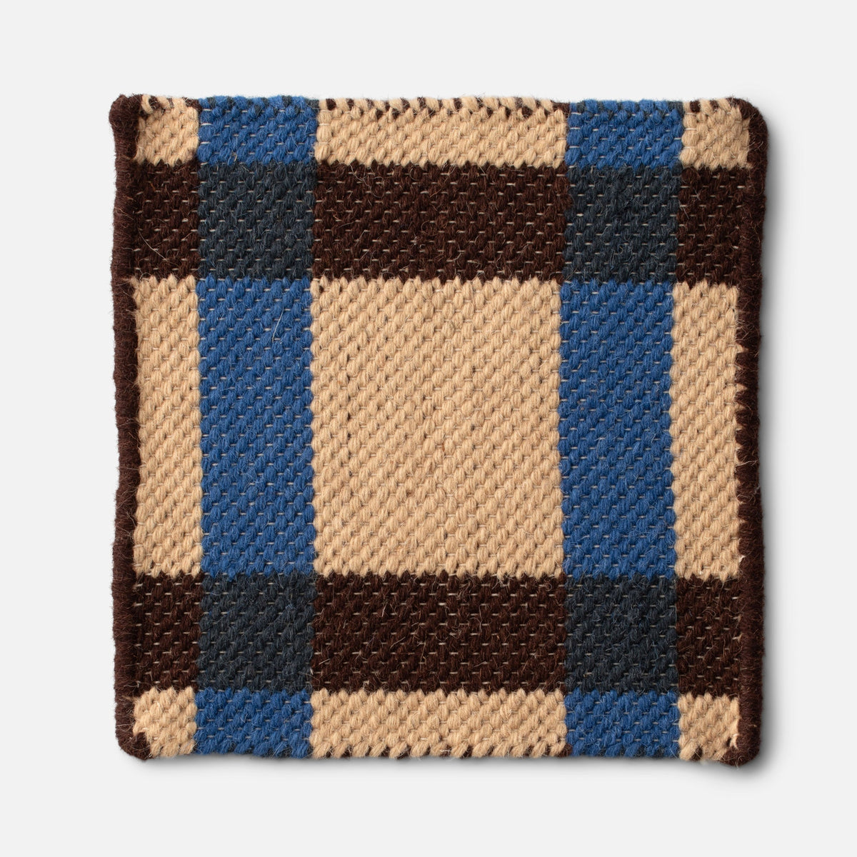 Plaid Wool Rug Swatch