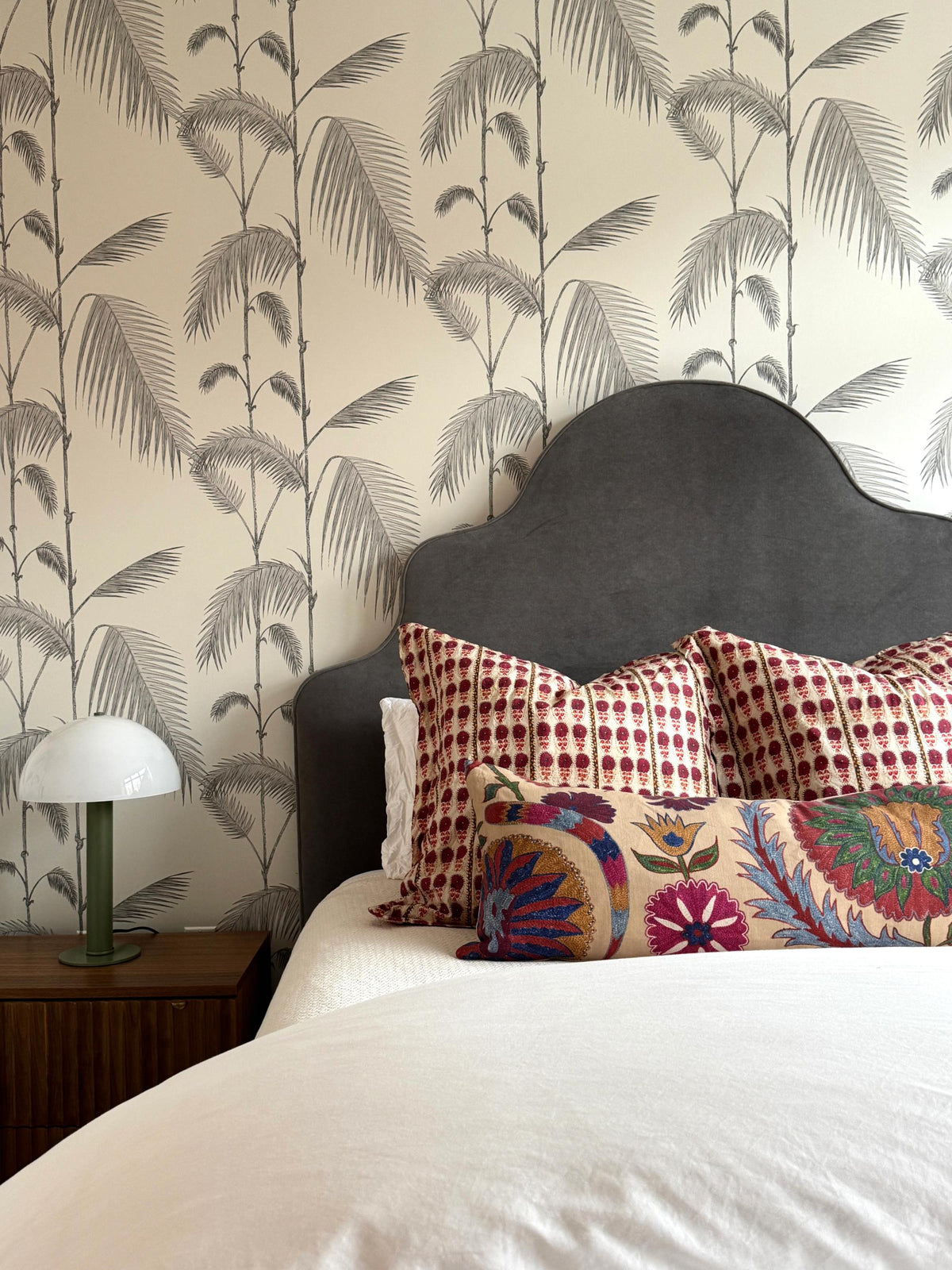 Eclectic bedroom.