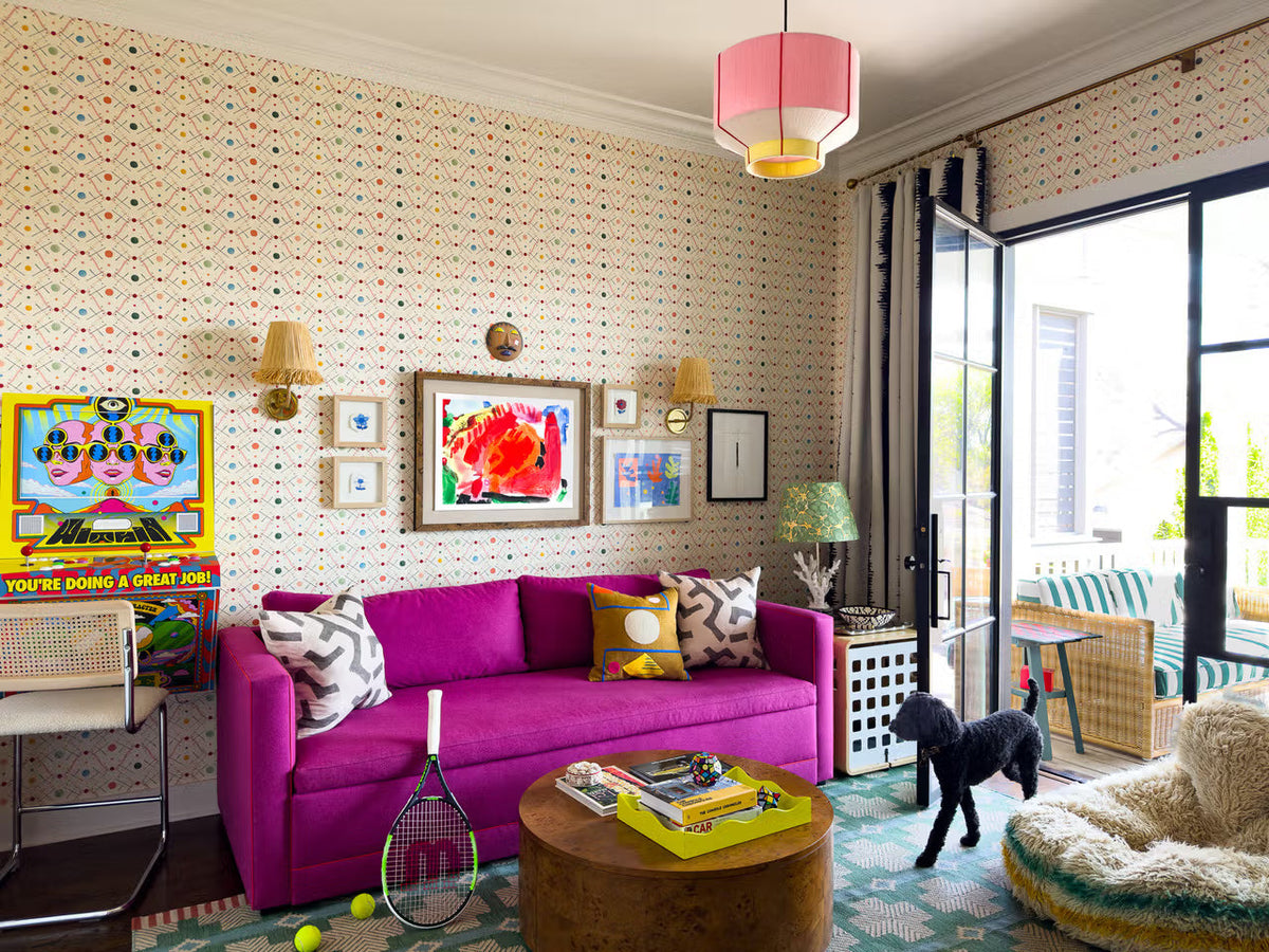Lively living room