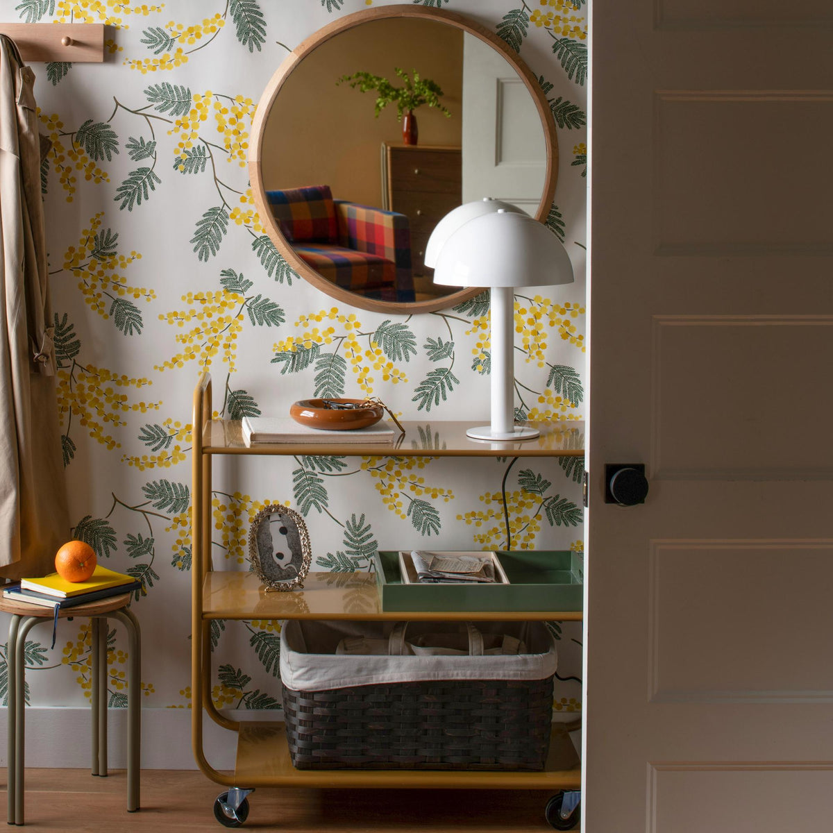 Entryway mirror.