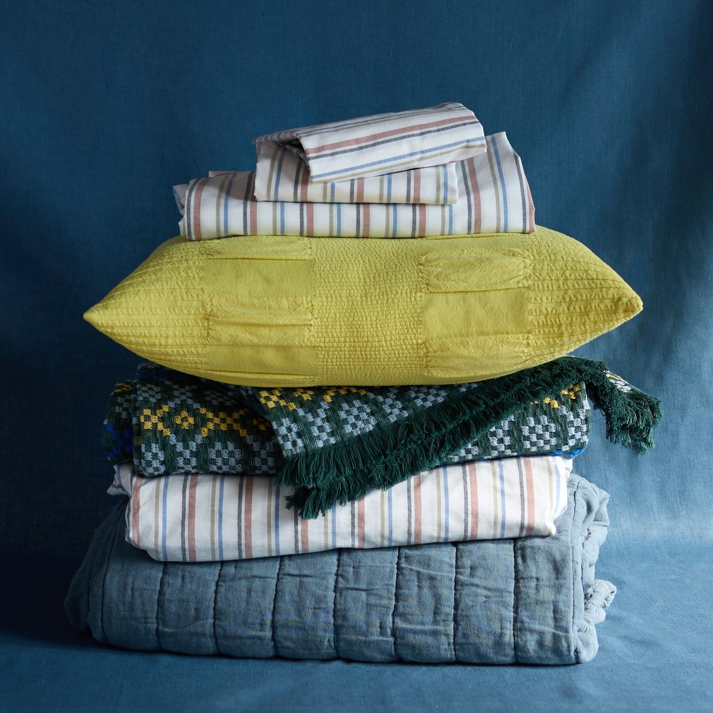 Fresh Stripe Percale Pillow Case, Set of 2