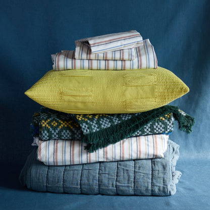 Fresh Stripe Percale Pillow Case, Set of 2