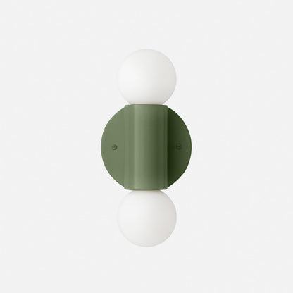 Cylinder Double Sconce