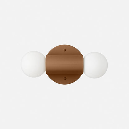 Cylinder Double Sconce