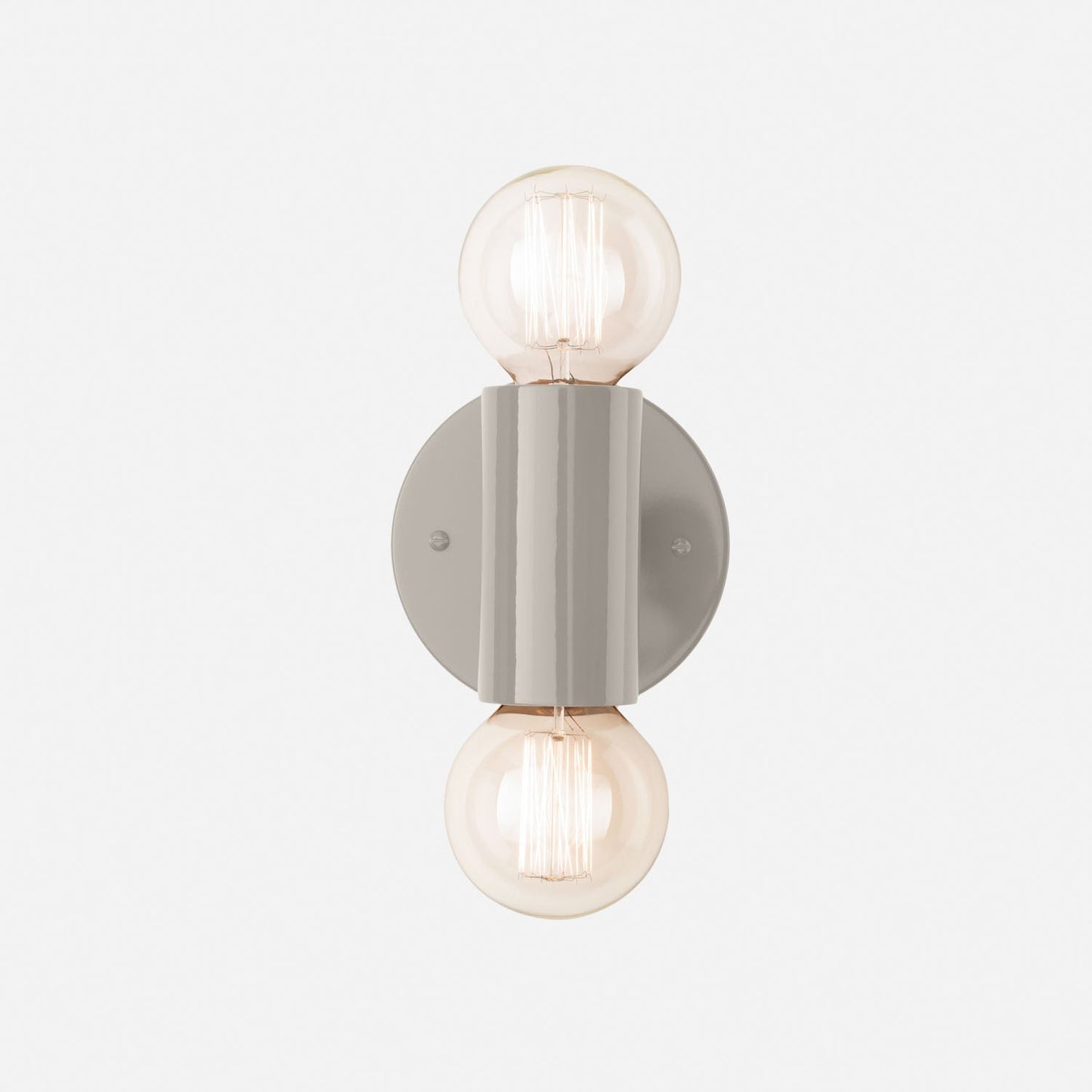Cylinder Double Sconce