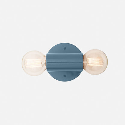 Cylinder Double Sconce
