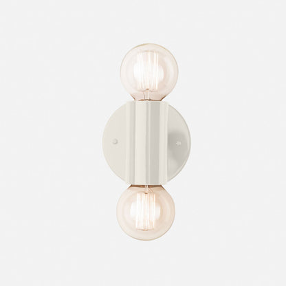 Cylinder Double Sconce