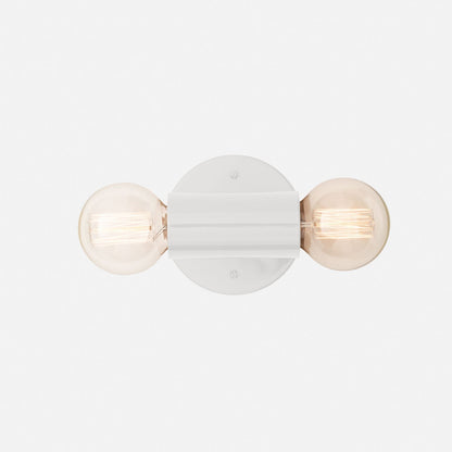 Cylinder Double Sconce