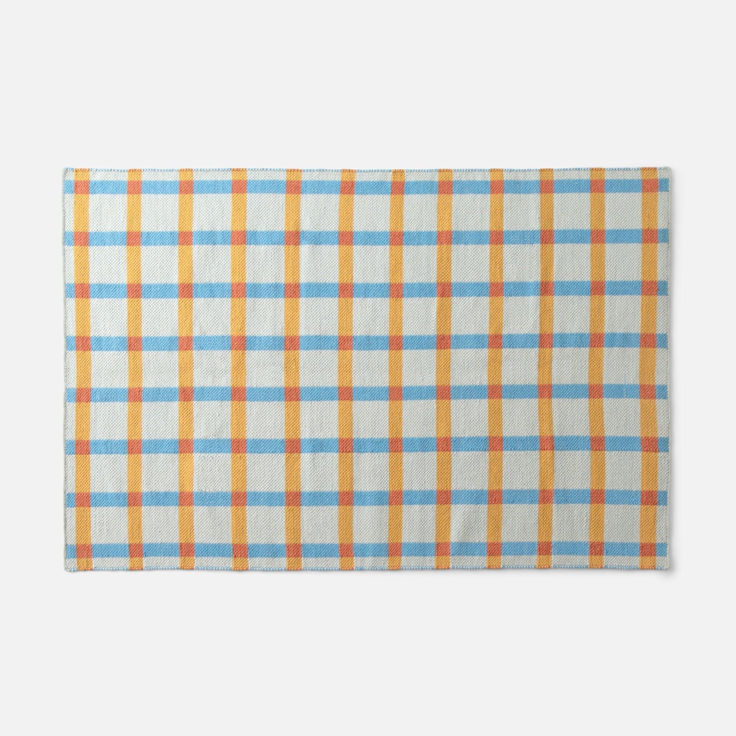 Plaid Wool Rug