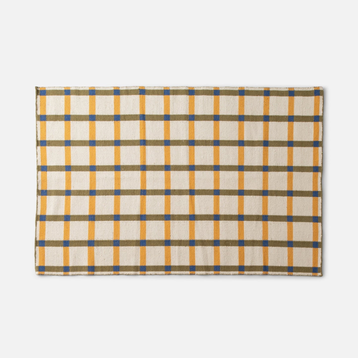 Plaid Wool Rug