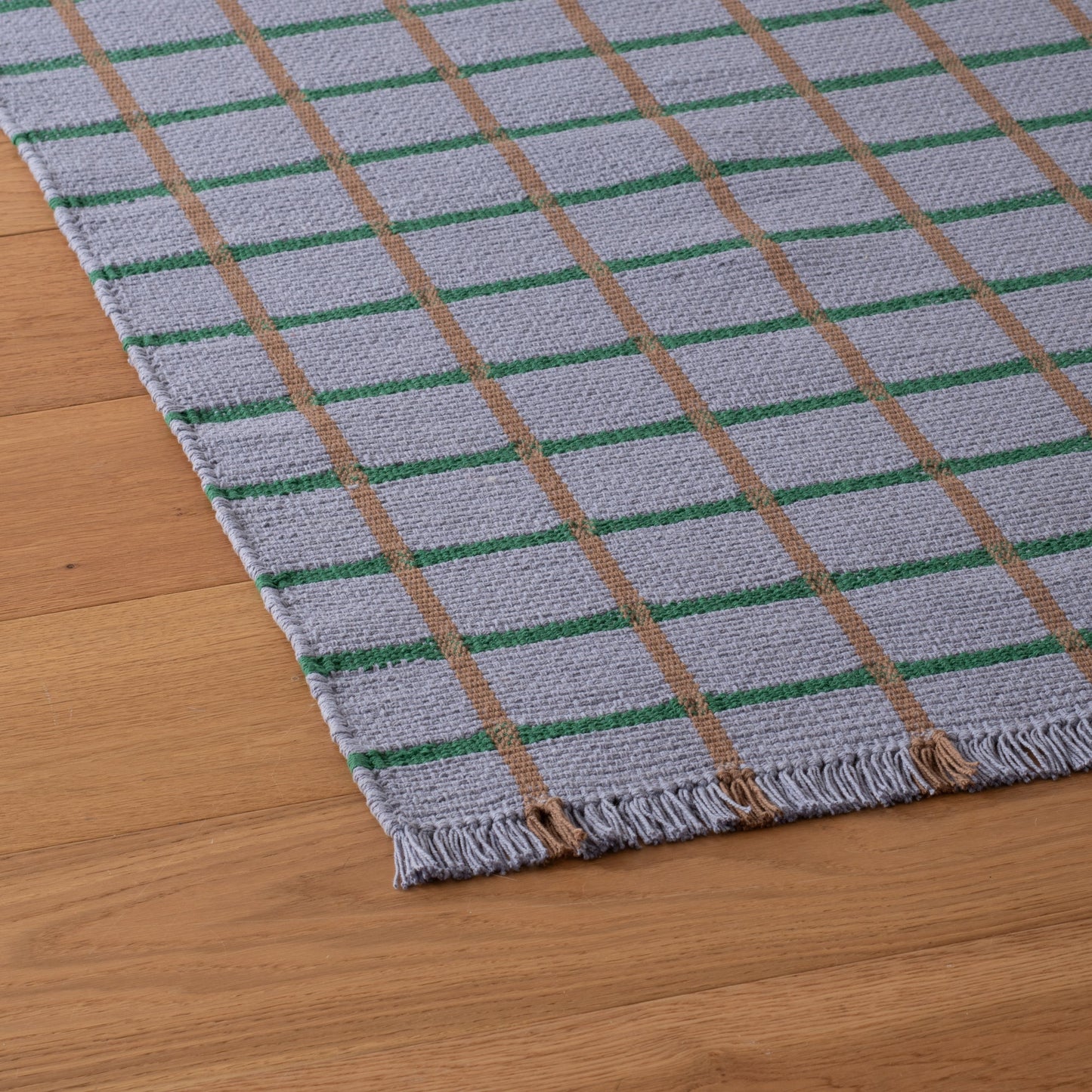 Grid Cotton Rug