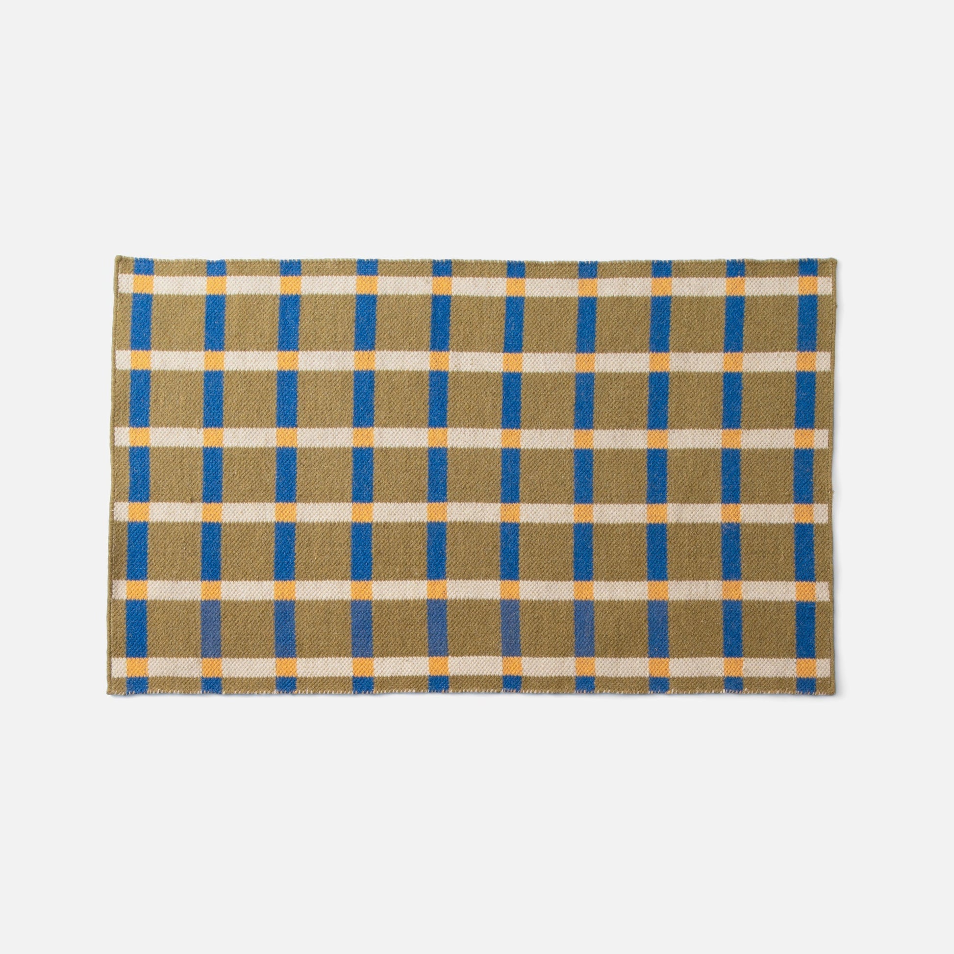 Plaid Wool Rug