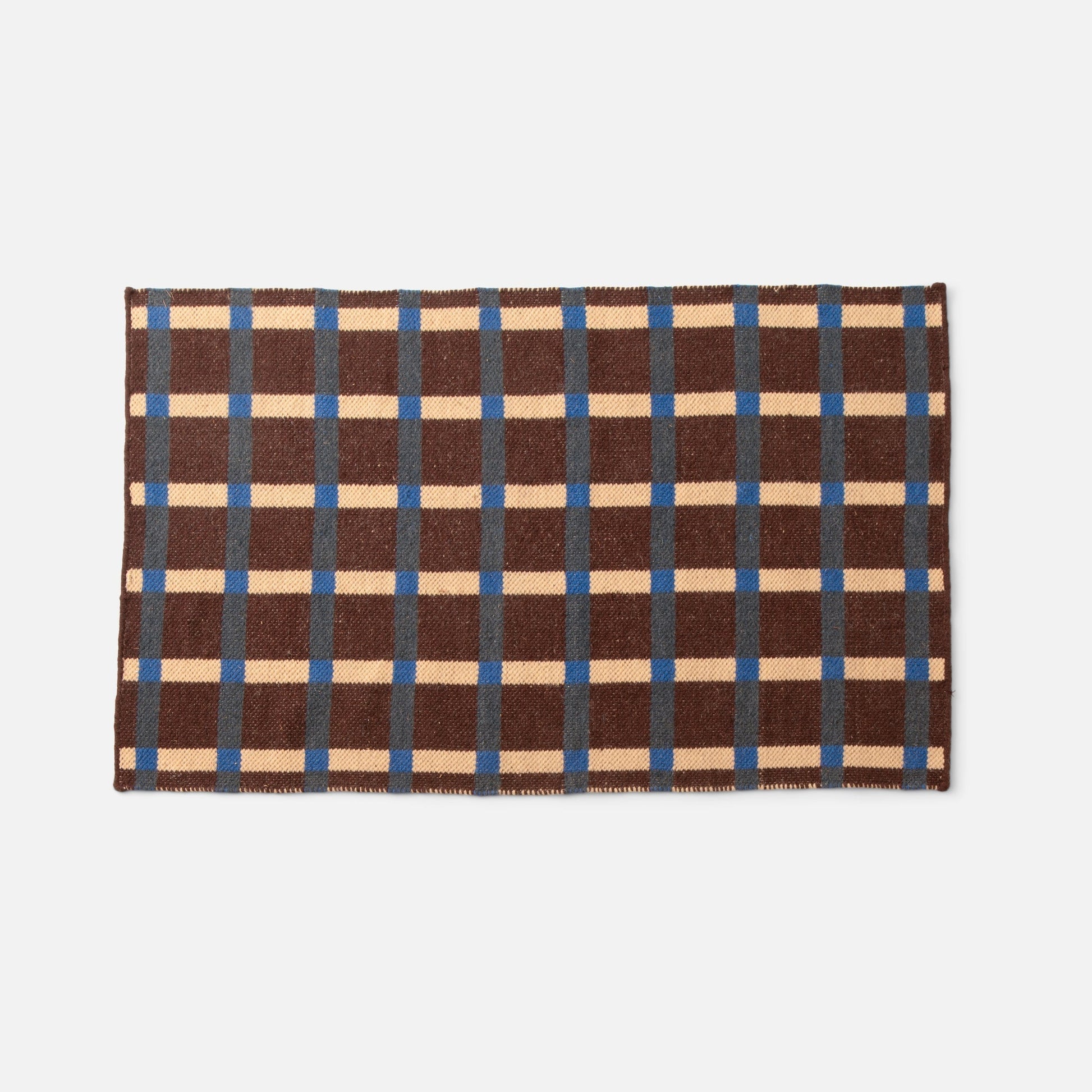 Plaid Wool Rug
