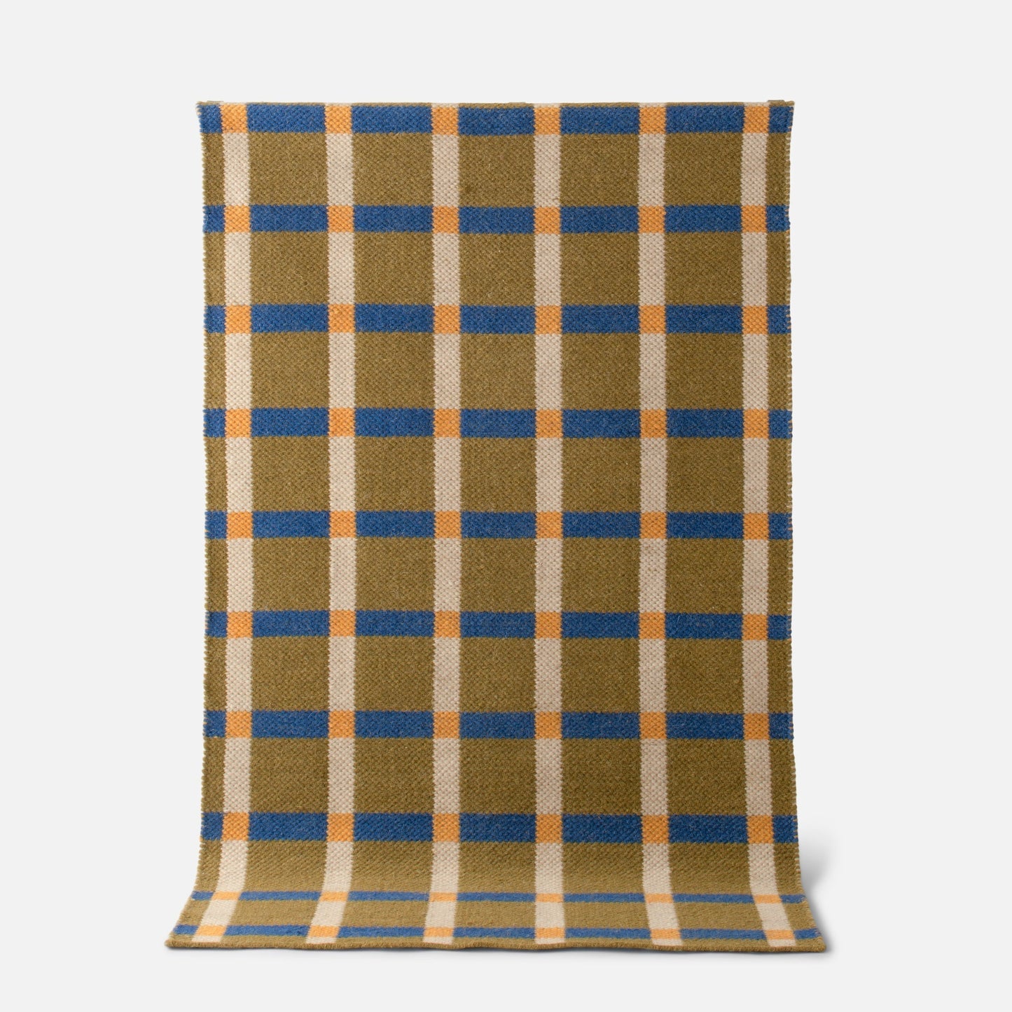 Plaid Wool Rug