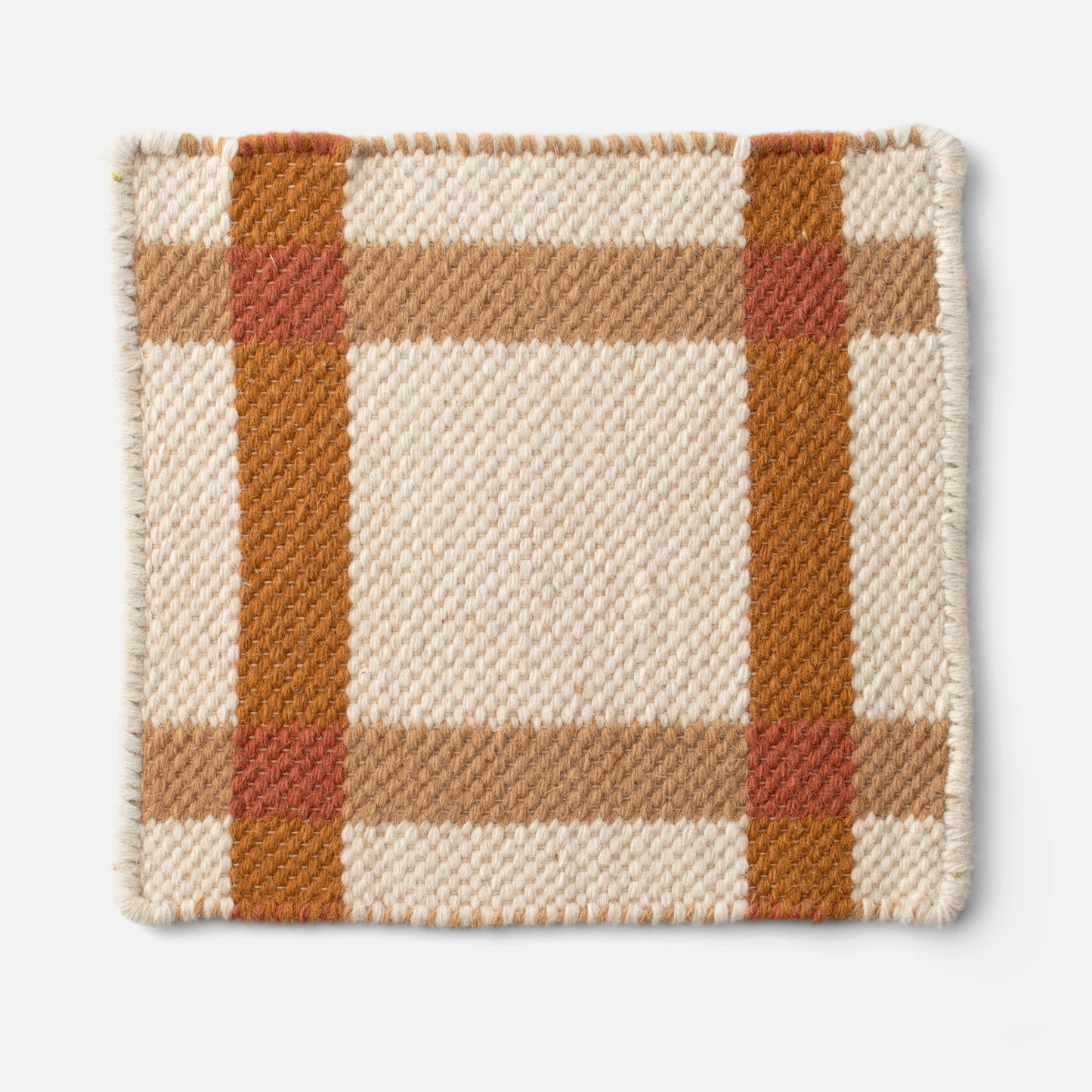 Plaid Wool Rug Swatch