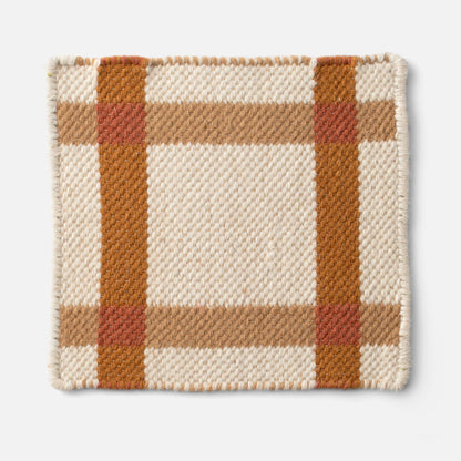 Plaid Wool Rug Swatch