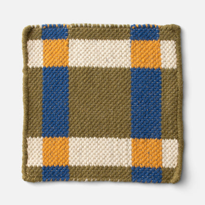 Plaid Wool Rug Swatch