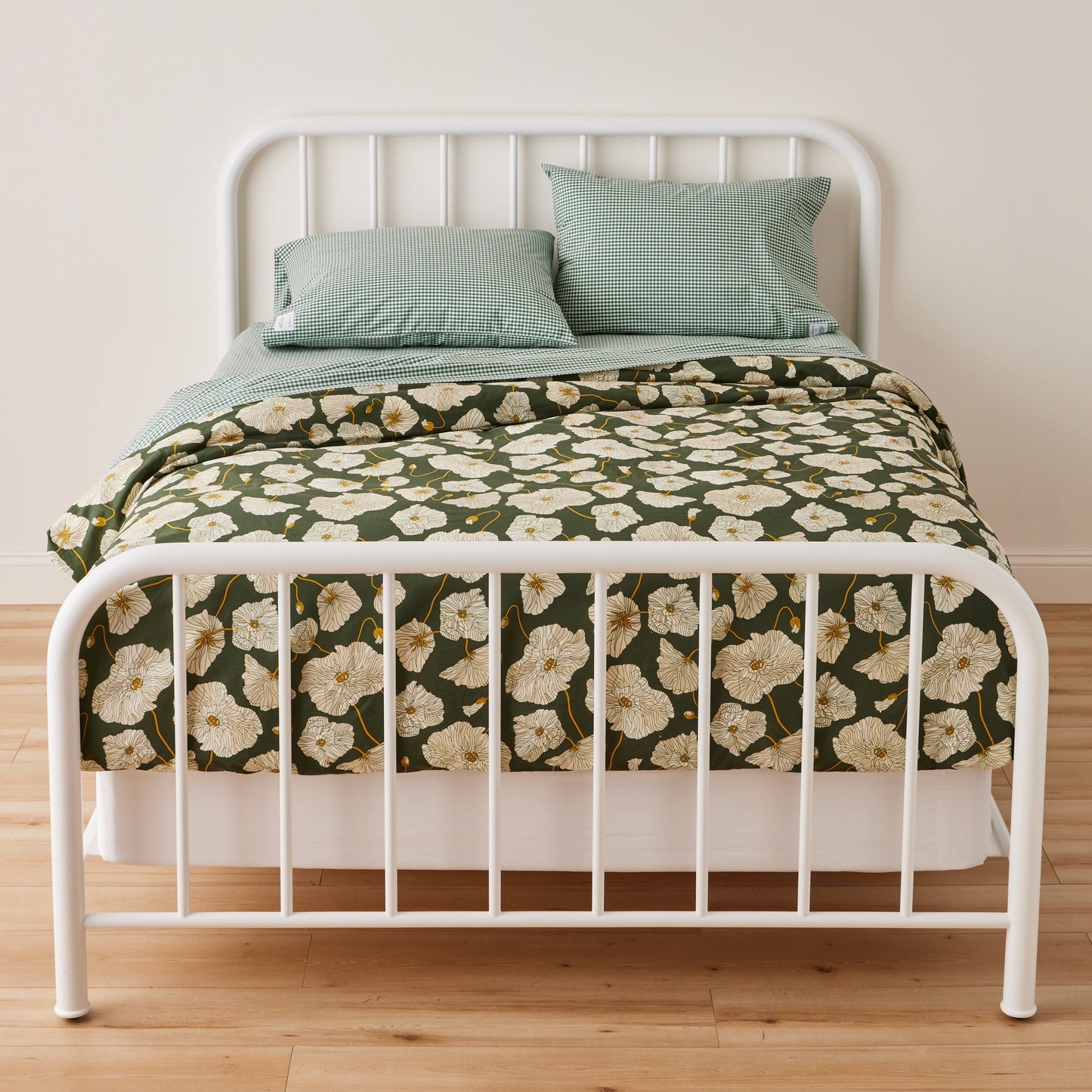 Gingham Percale Pillow Case, Set of 2