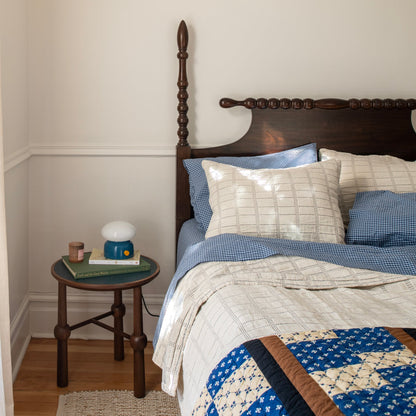 Gingham Percale Pillow Case, Set of 2