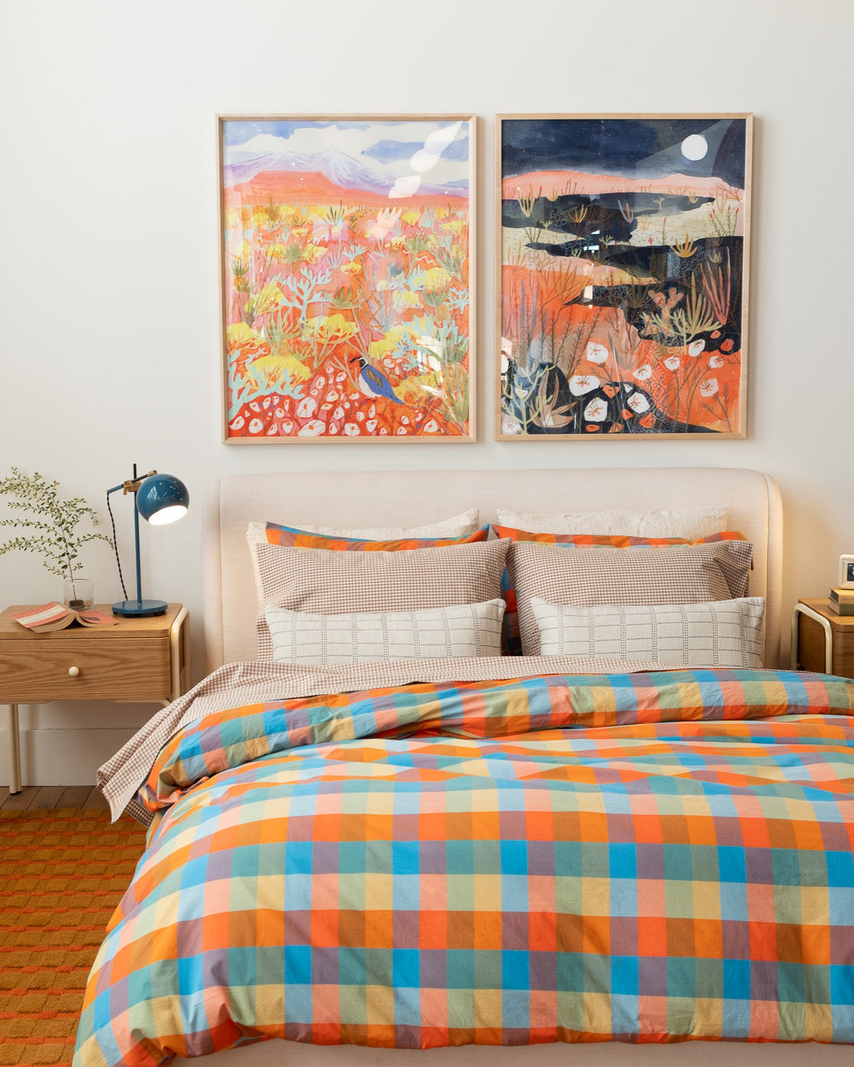 Gingham Pillowcase