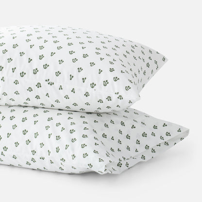 Thistle Percale Pillow Case, Set of 2