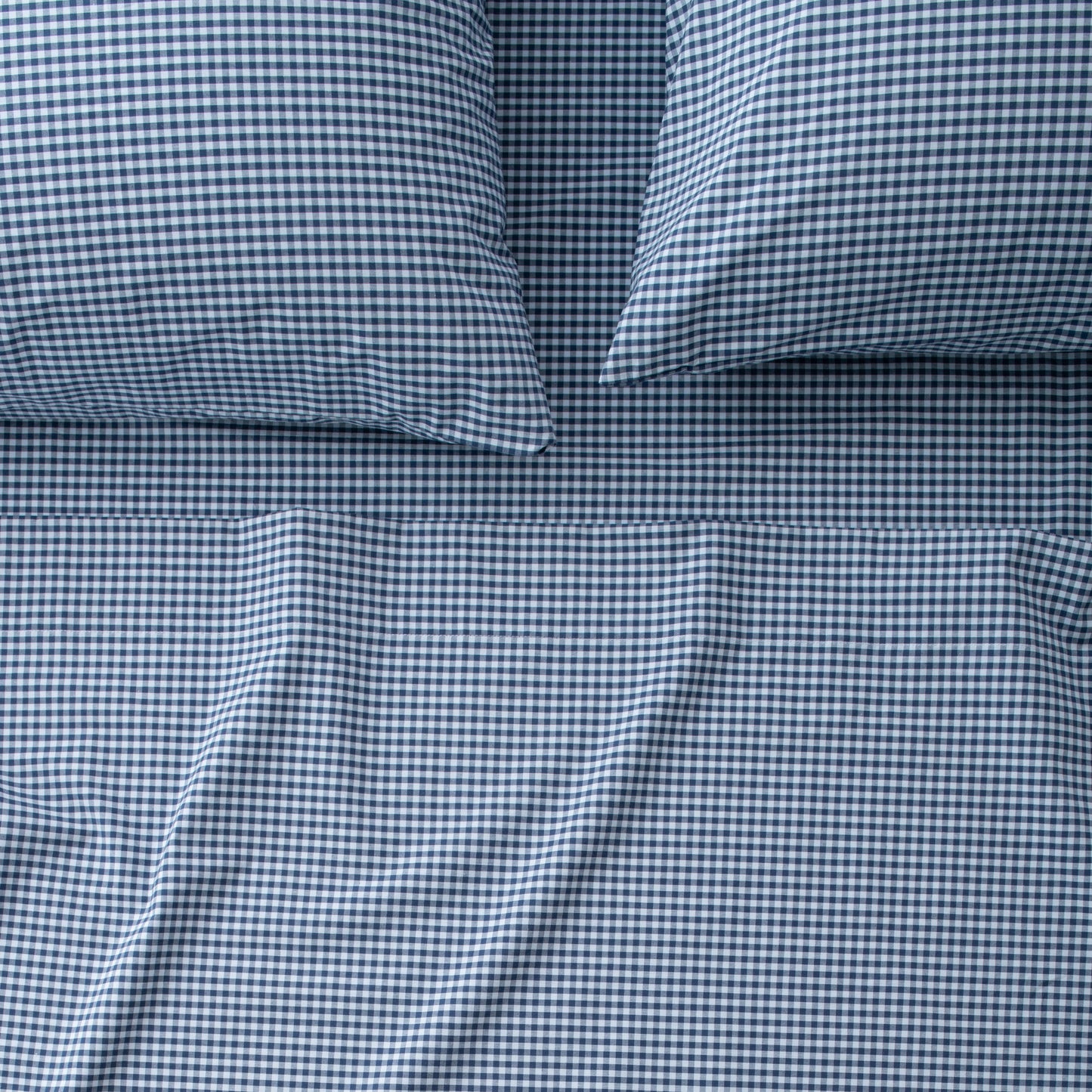 Gingham Percale Sheet Set